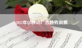 2022年Q3移动广告趋势洞察