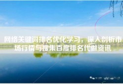 网络关键词排名优化学习，深入剖析市场行情与搜集百度排名代做资讯