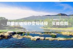 批量长链接秒变短链接 - 实操指南