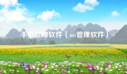 手机管理软件（mt管理软件）