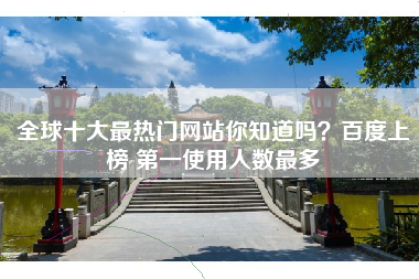 全球十大最热门网站你知道吗？百度上榜 第一使用人数最多