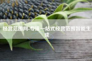 经营范围网-专注一站式经营范围智能生成